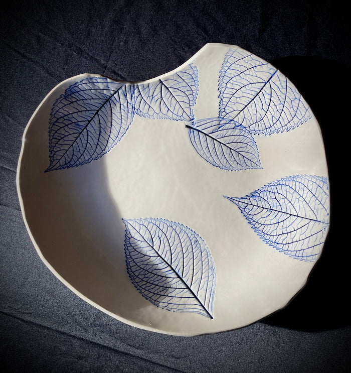 JRN Pottery- Hydrangea Leaf Bowl