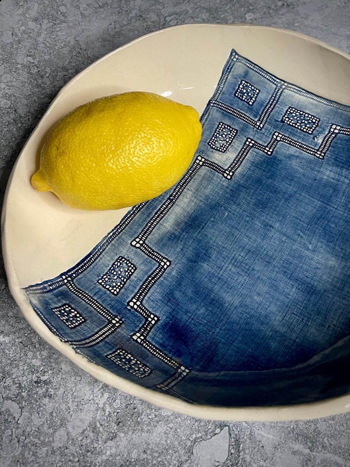 JRN Pottery - Linen Cloth Bowl
