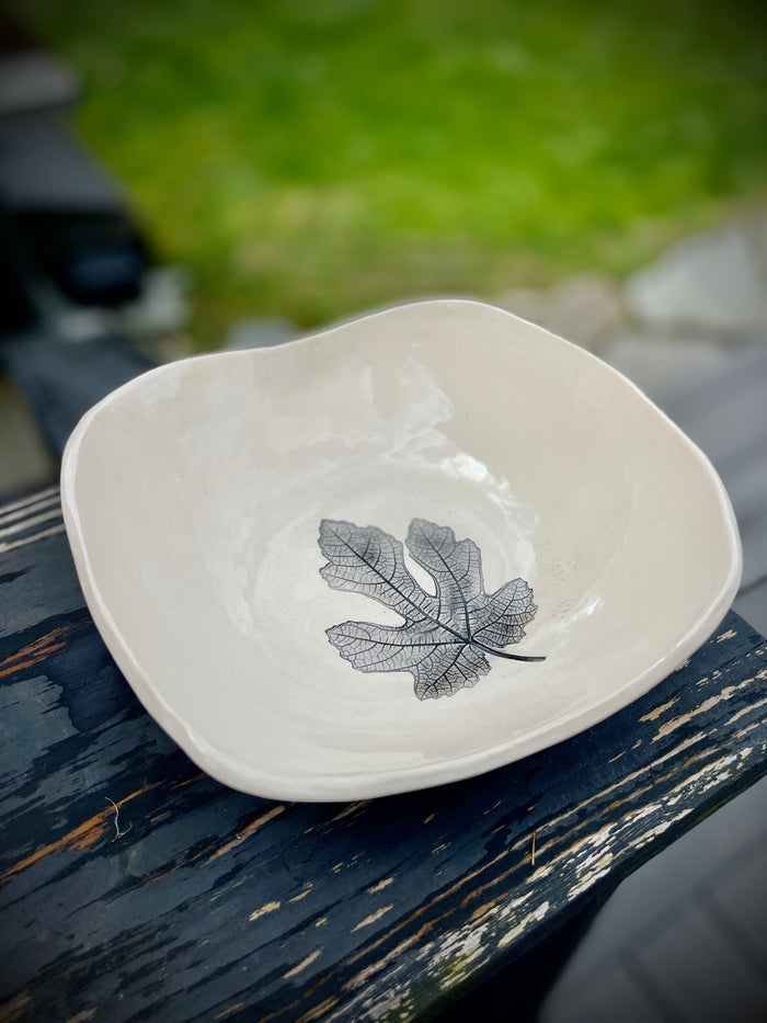 JRN Pottery - Fig Leaf Bowl