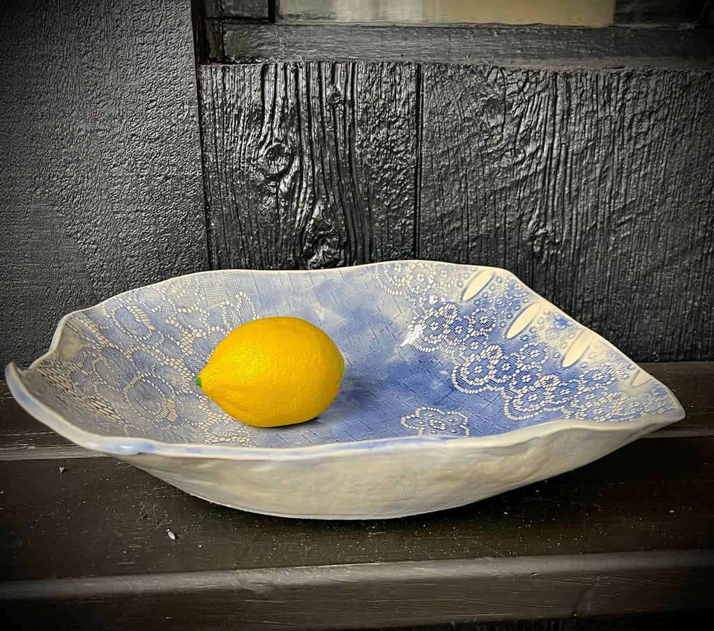 JRN Pottery - Lucy’s Lace Bowl