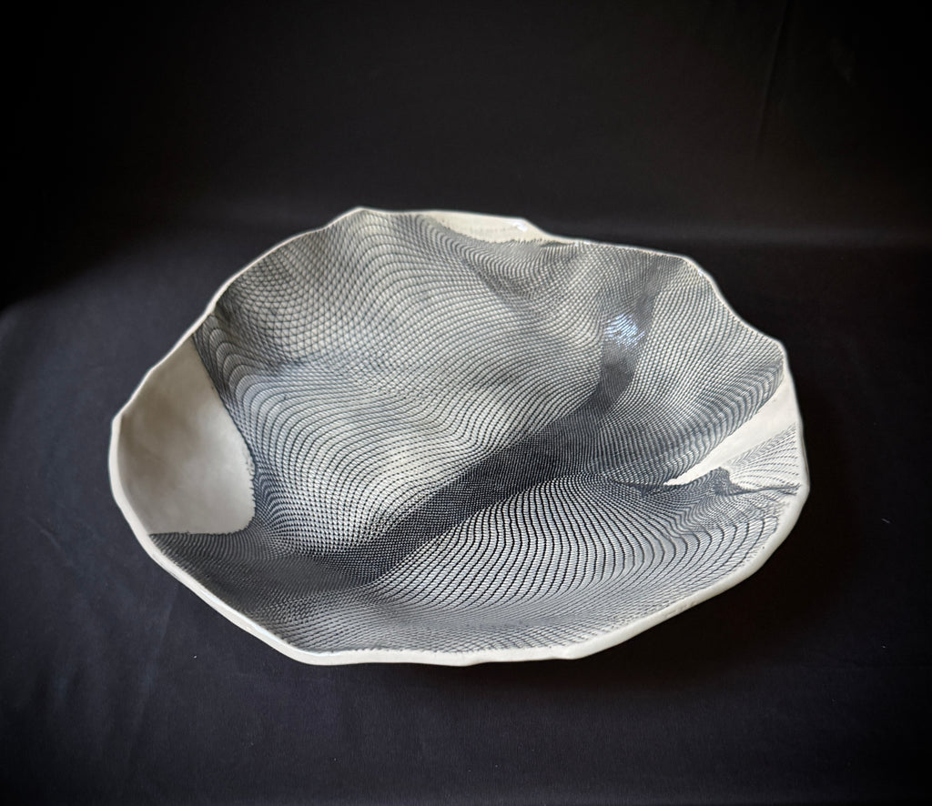 Stretched Nylon Stocking Bowl
