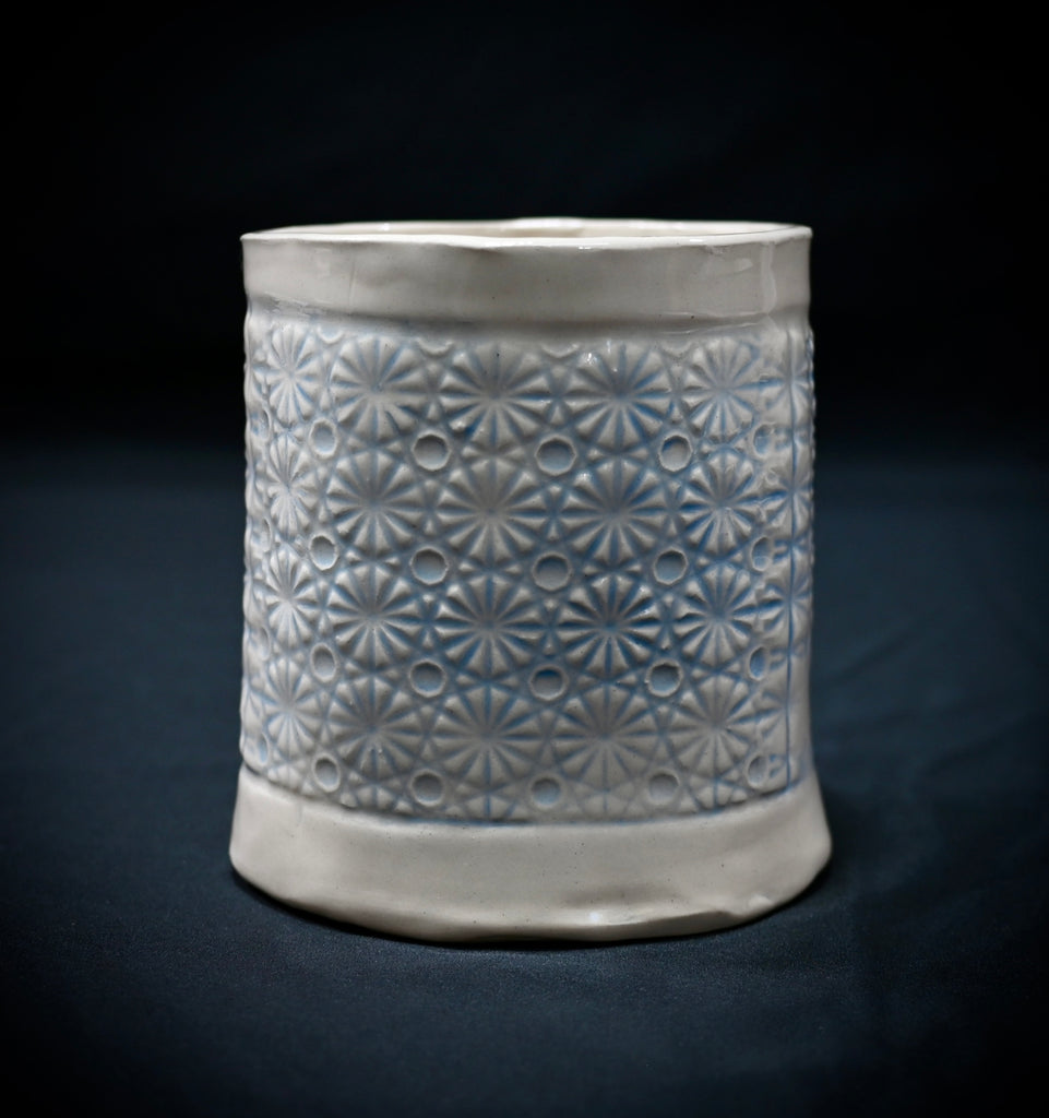 Snowflake Cookie Jar Vase