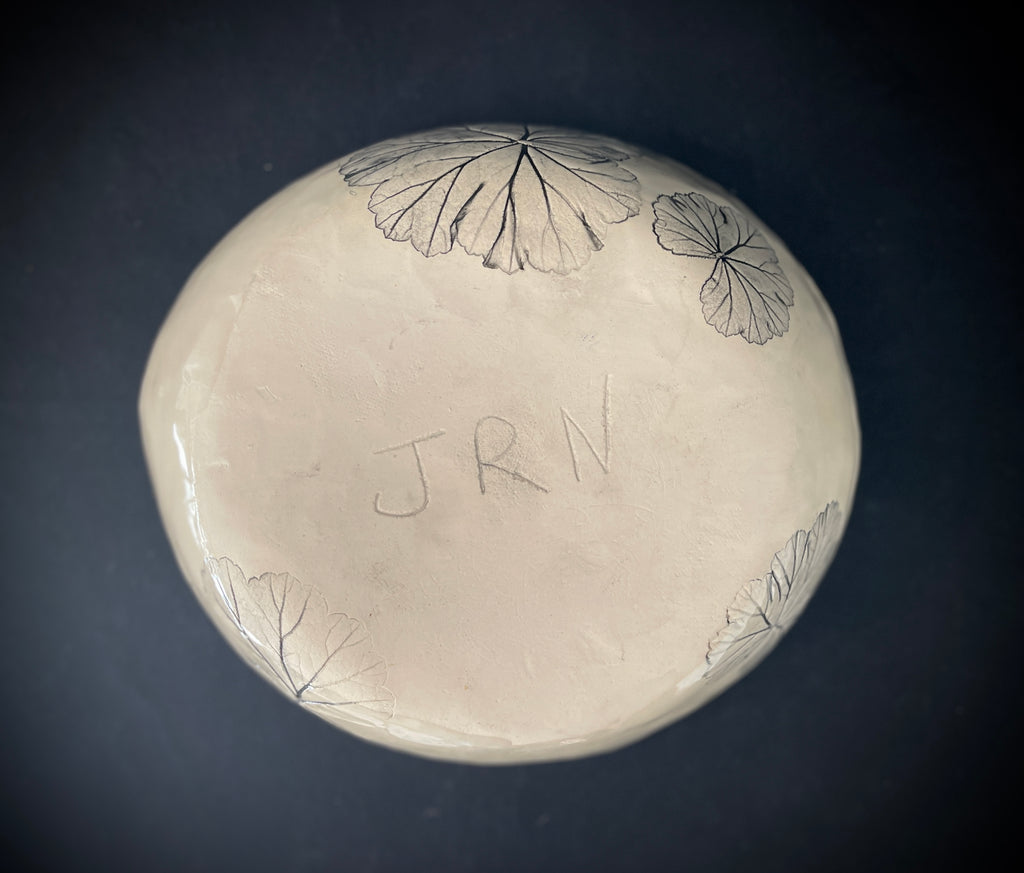 JRN Pottery - Geranium Leaf Bowl