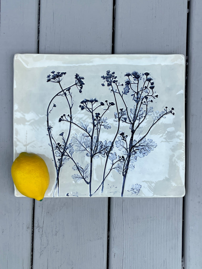 JRN Pottery - Feverfew Plate