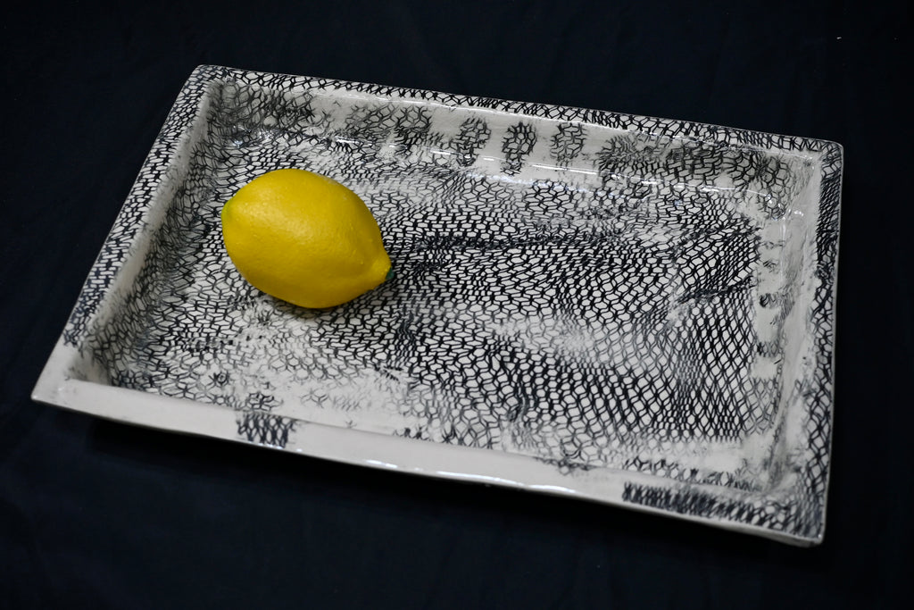 Black Mesh Dish Platter