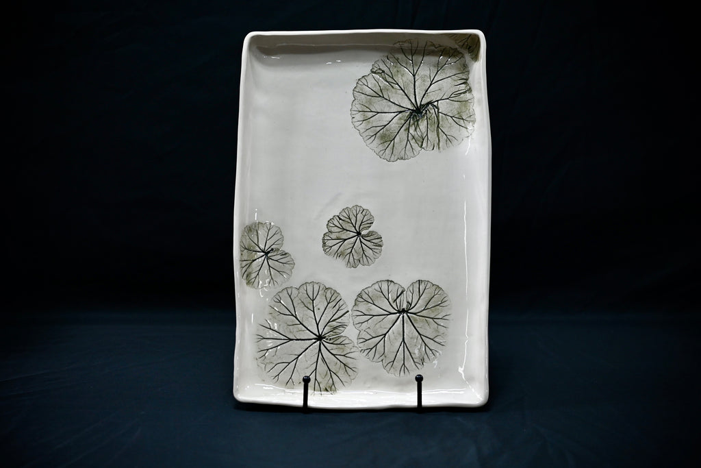 Geranium Leaf Tray Platter