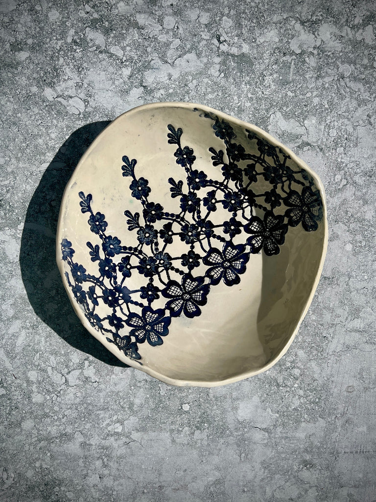 JRN Pottery - Debutant Lace Bowl