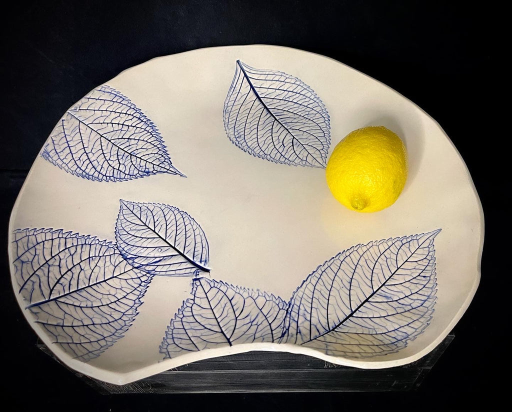 JRN Pottery- Hydrangea Leaf Bowl