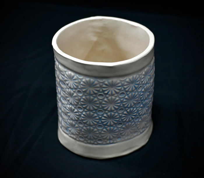 Snowflake Cookie Jar Vase