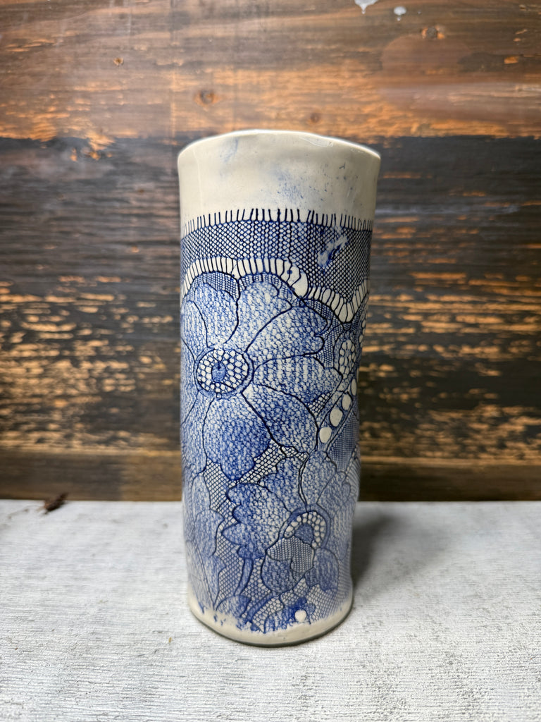 Felt Lace Vase