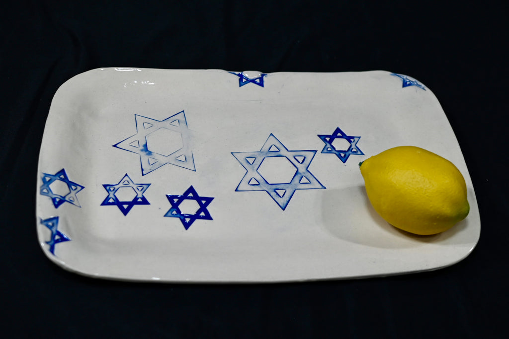 Star of David Rectangular Platter