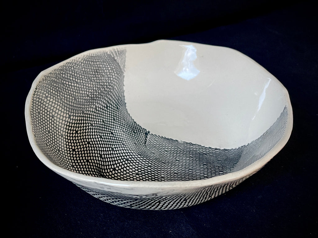 JRN Pottery - Fish Net Stocking Bowl
