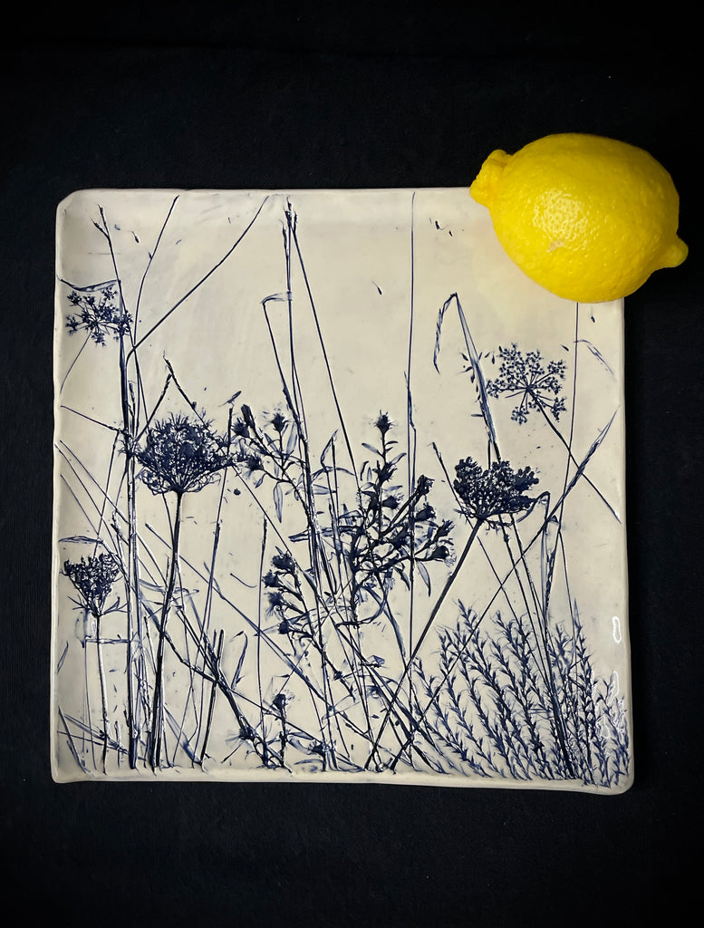 JRN Pottery- Meadow Grass Platter