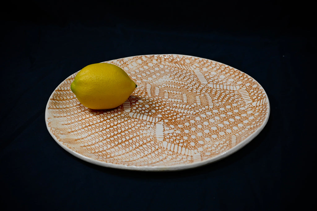 Orange Sweater Platter