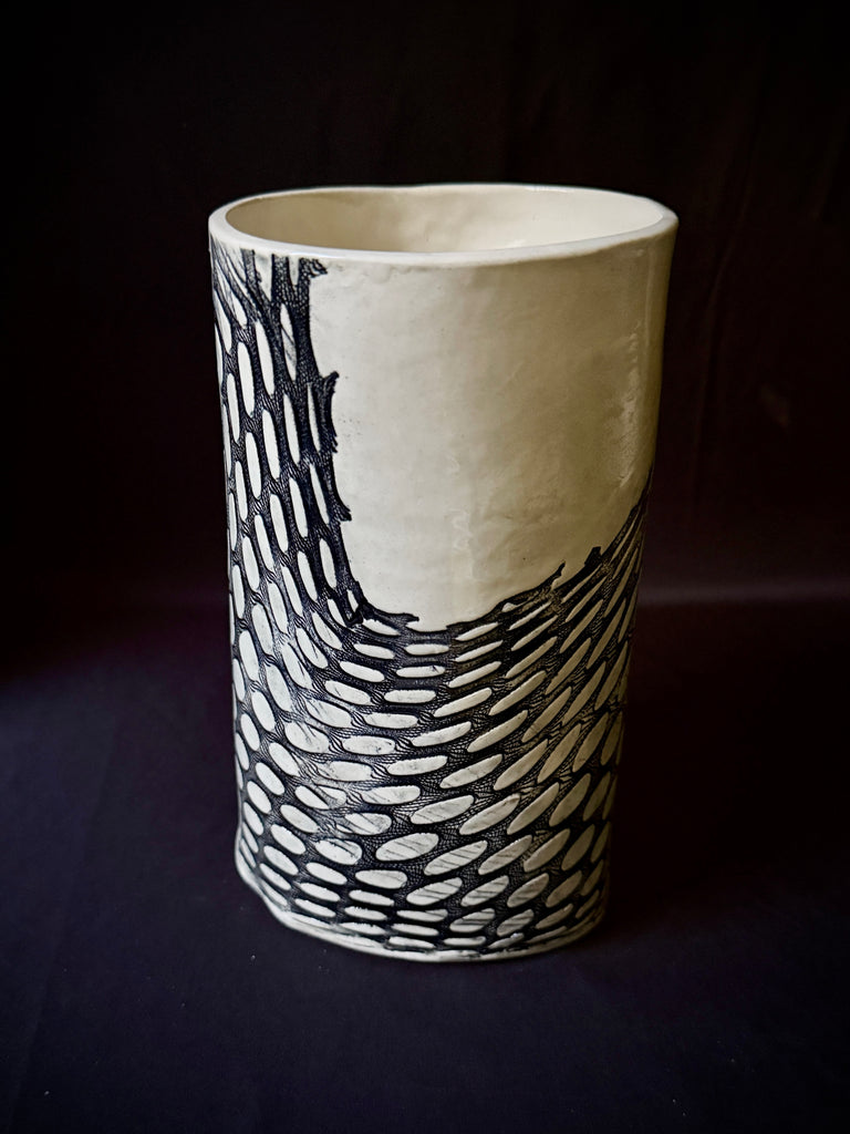 Oval Stocking Vase