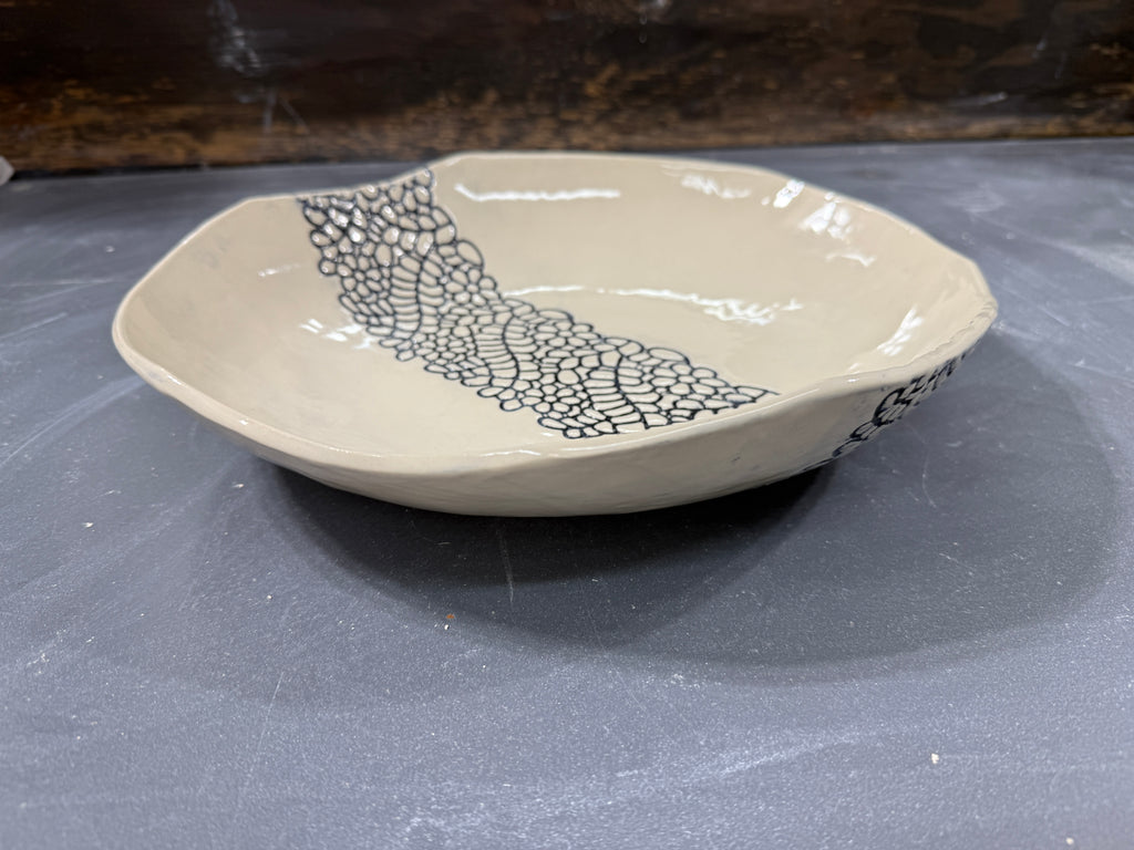 Floral Stripe Bowl