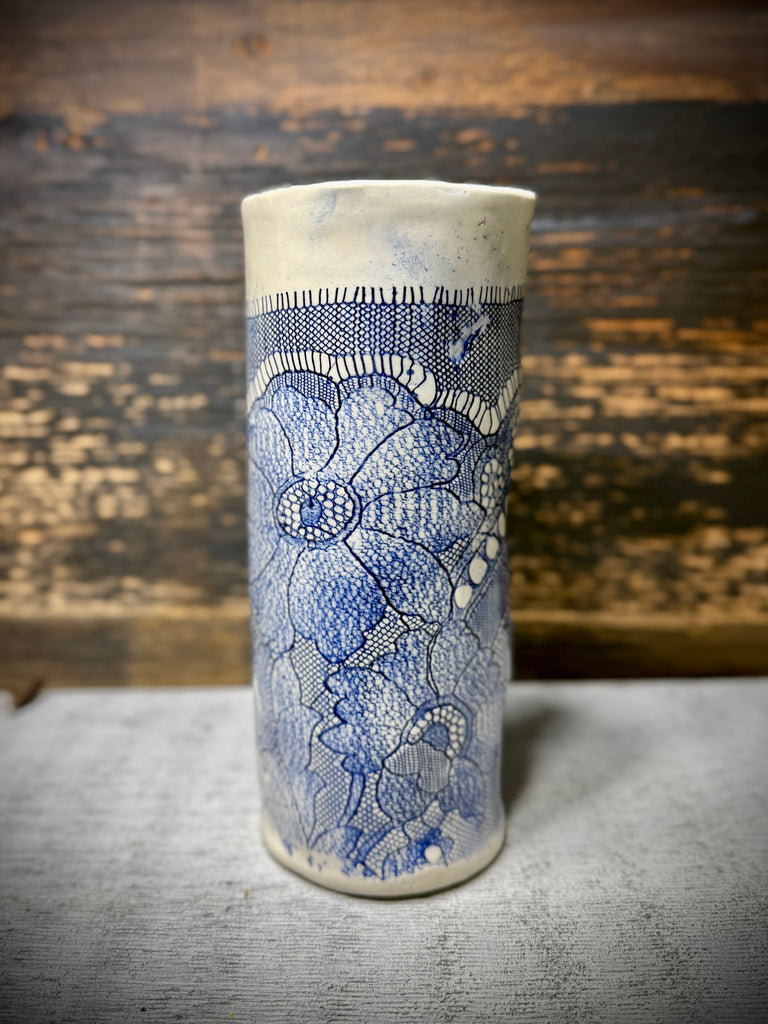 Felt Lace Vase