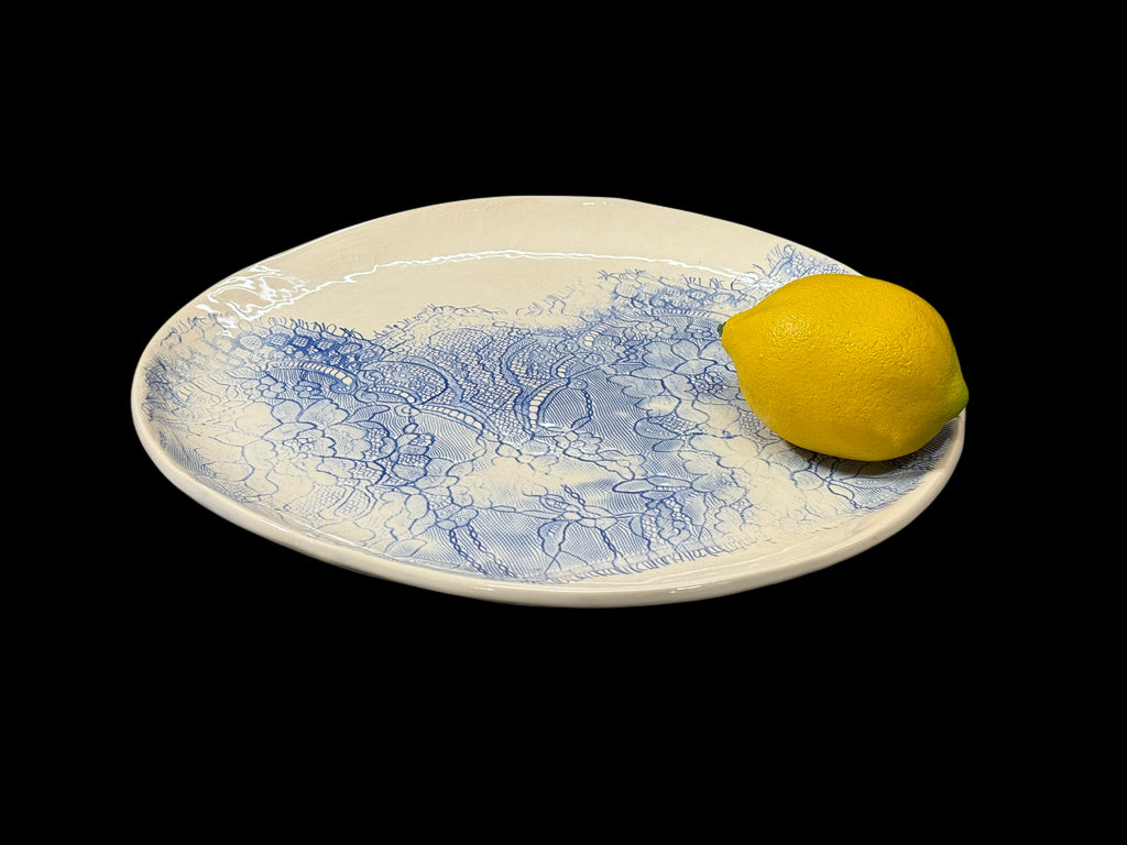 JRN Pottery - Faded Lace Platter