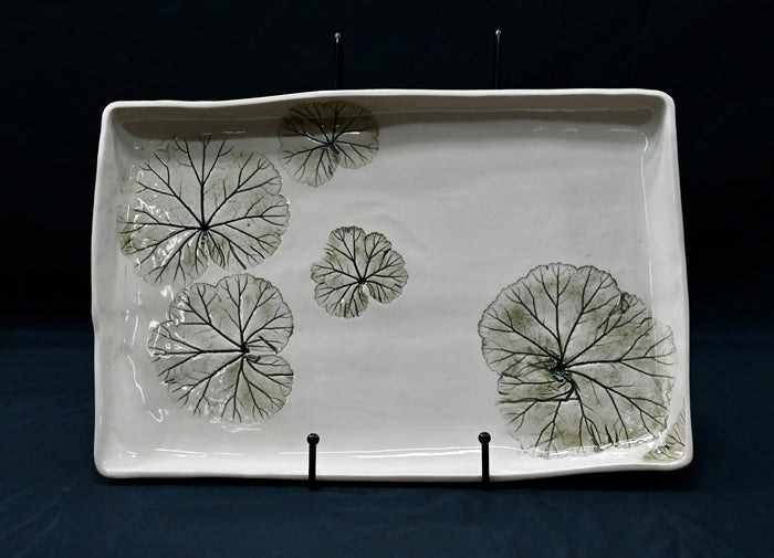 Geranium Leaf Tray Platter