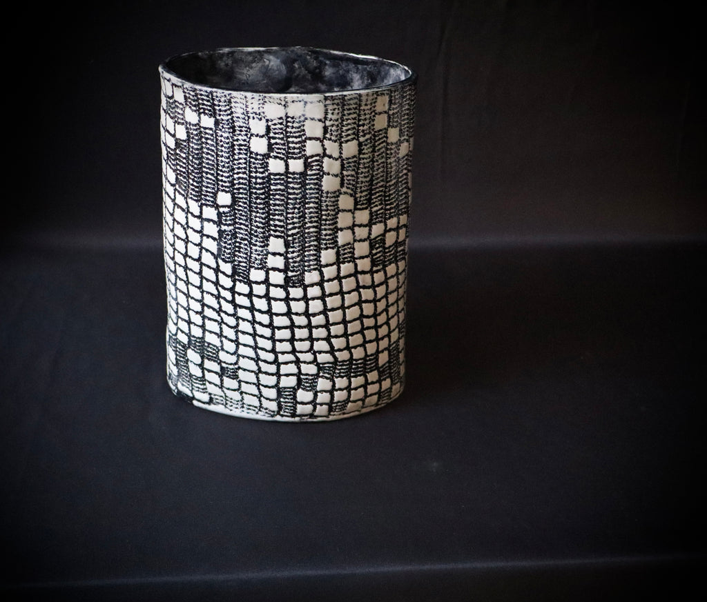 Crochet Tetris Vase