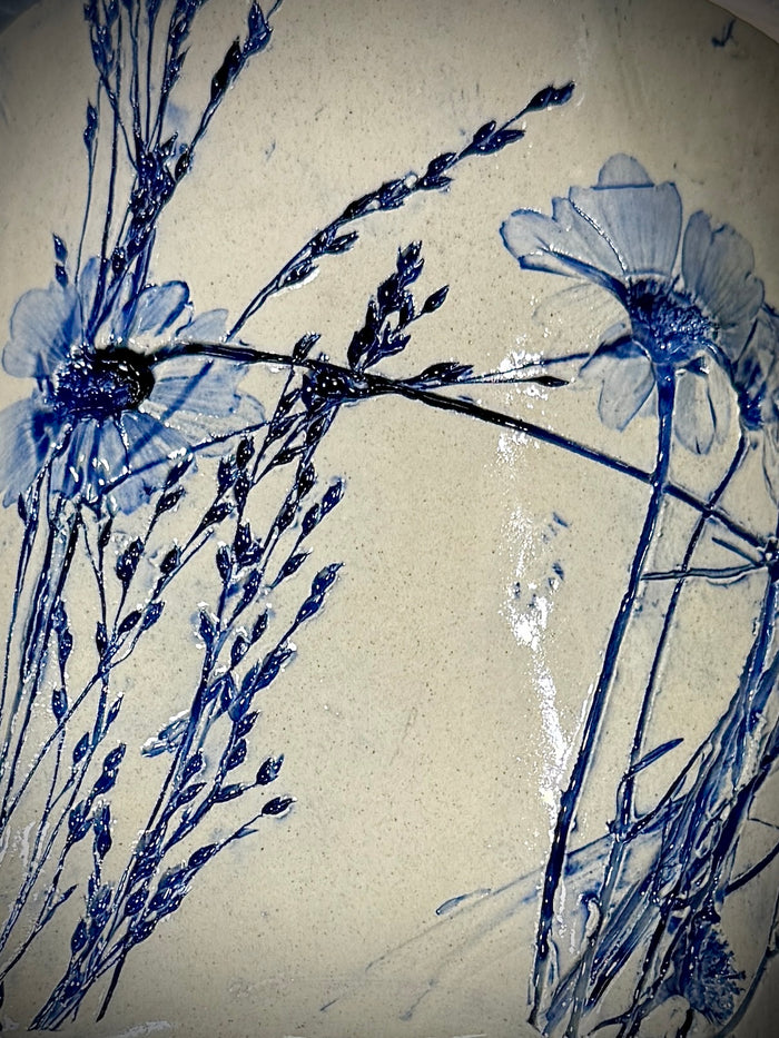 Blue Meadow Vase