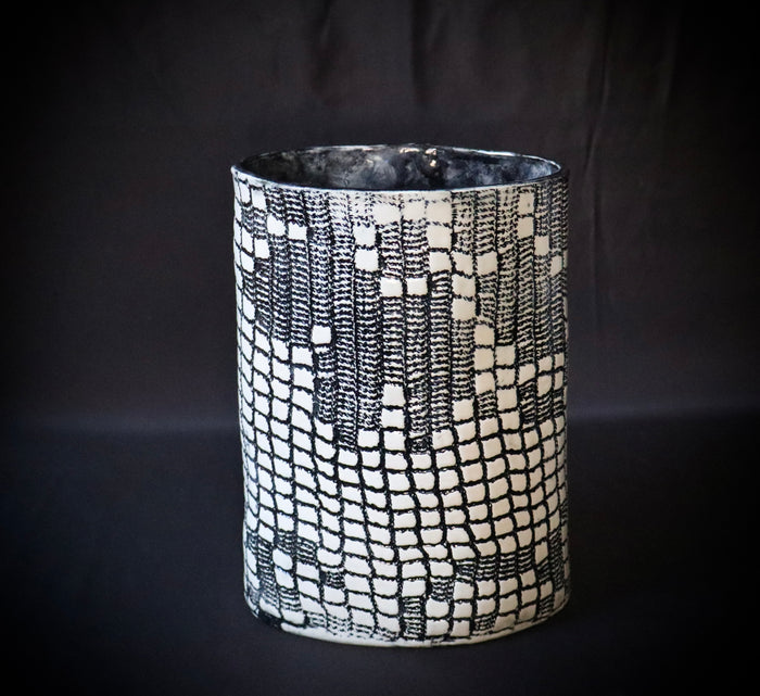 Crochet Tetris Vase