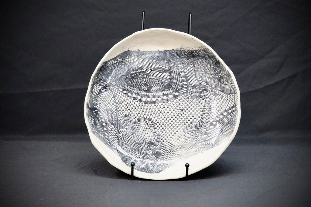 Stretched Nylon Stocking Bowl