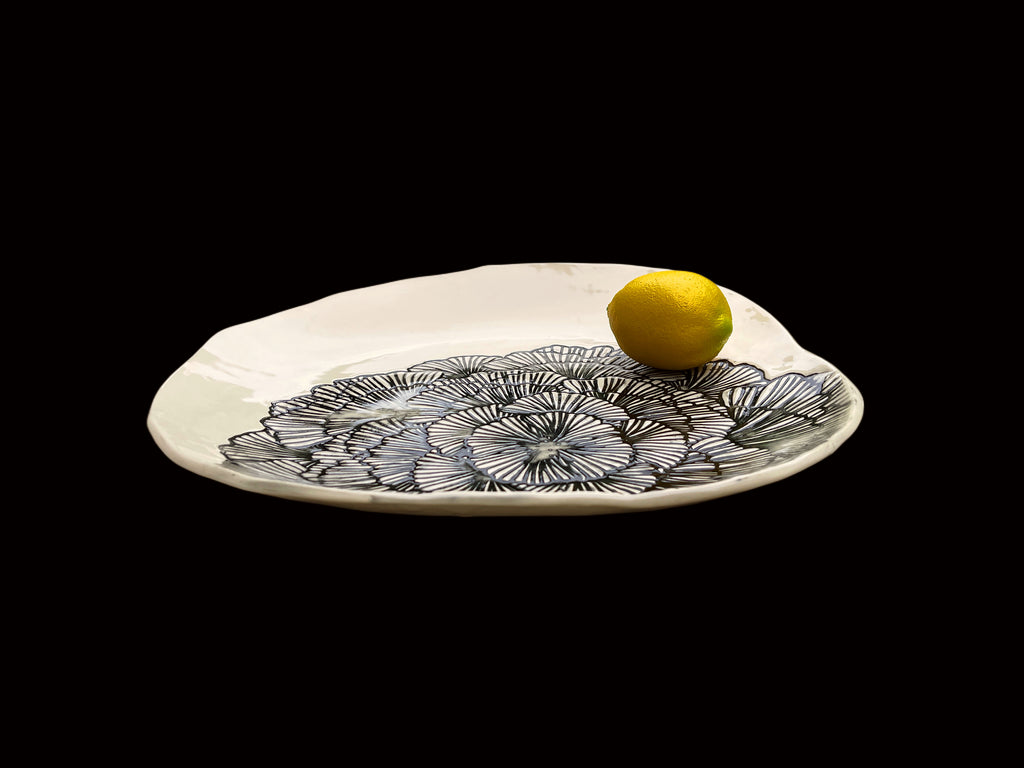 JRN Pottery - Blooming Platter