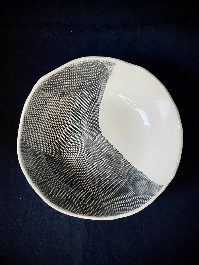 JRN Pottery - Fish Net Stocking Bowl
