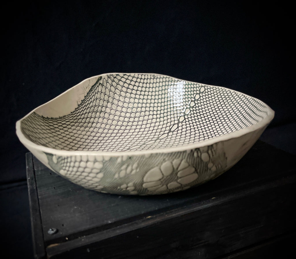 JRN Pottery - Reptilian Stocking Bowl