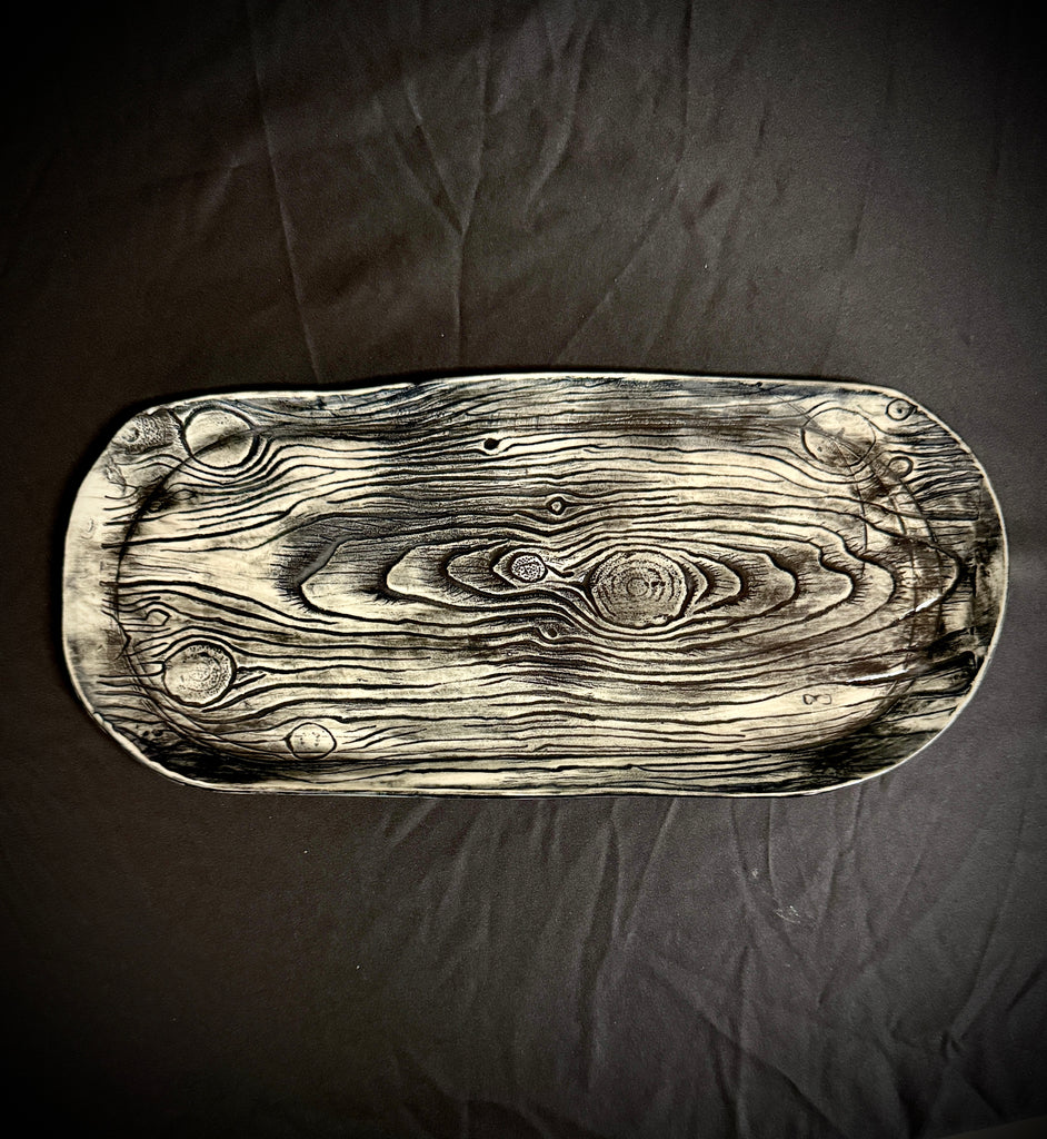 Woodgrain Tray Platter