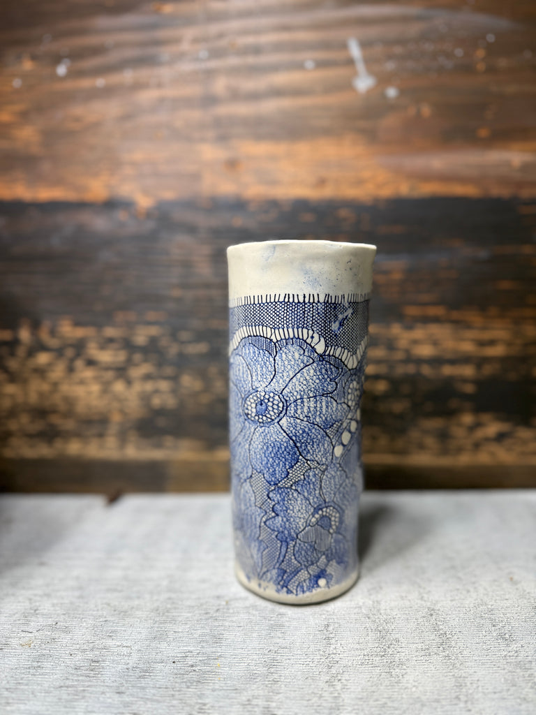 Felt Lace Vase