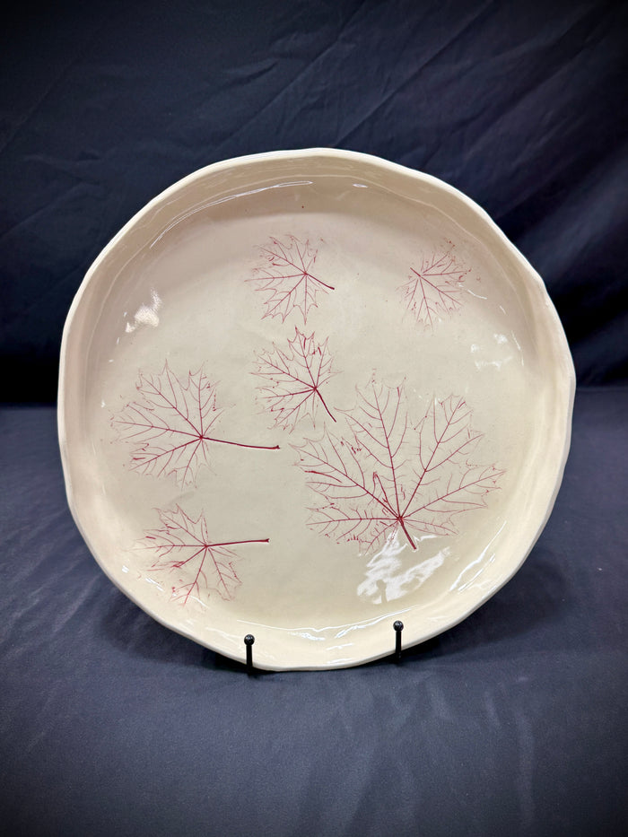 Red Maple Leaf Platter