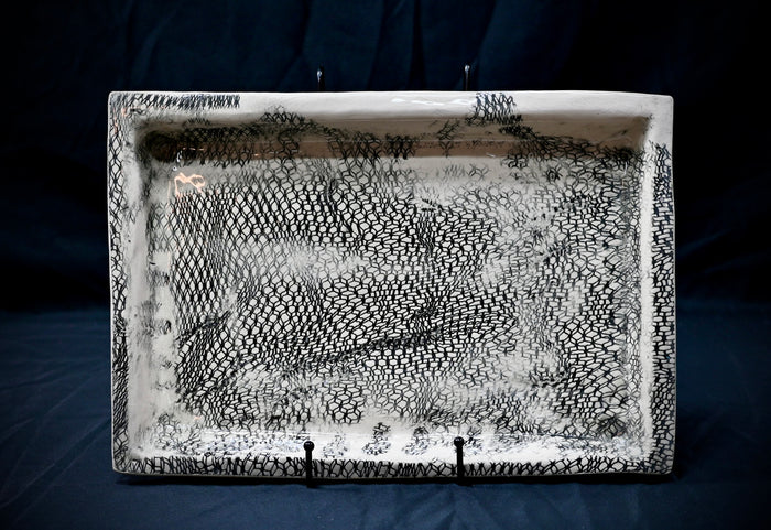 Black Mesh Dish Platter
