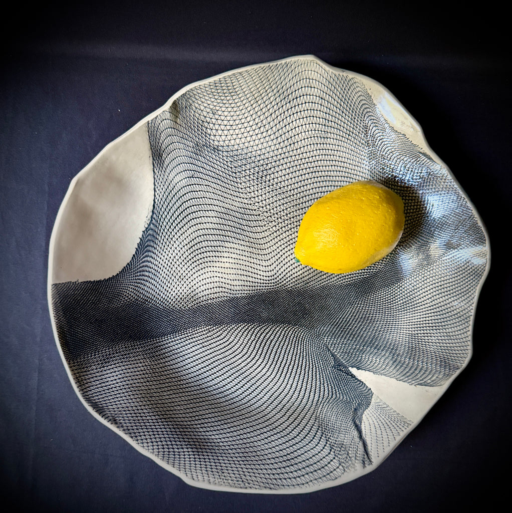 Stretched Nylon Stocking Bowl