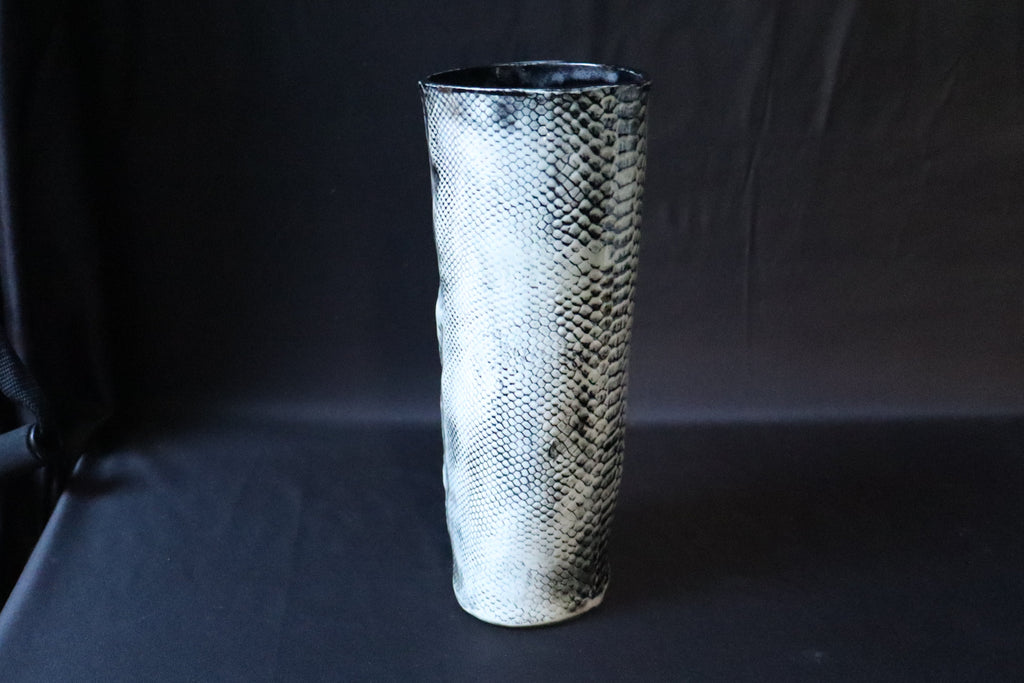 Tall Snakeskin Vase