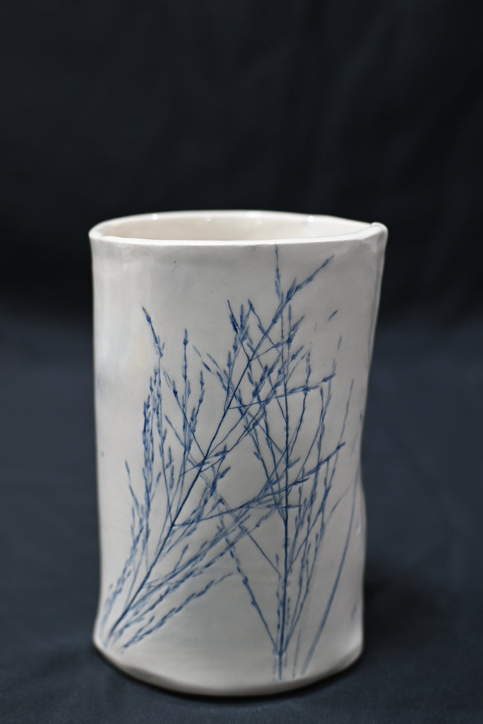 Blue Grass Vase