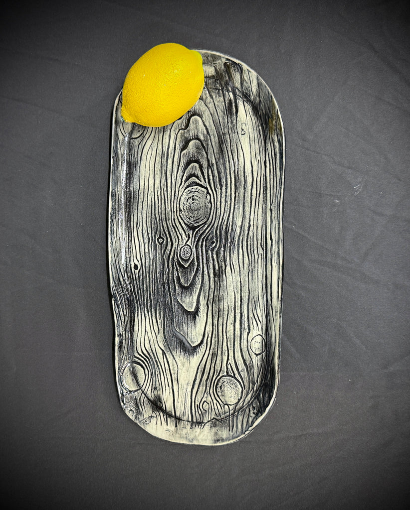 Woodgrain Tray Platter