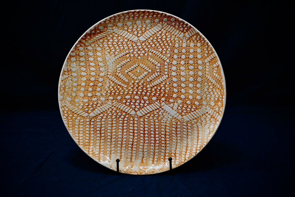 Orange Sweater Platter
