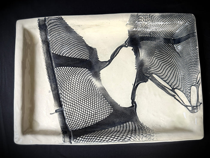 Torn Stocking Platter