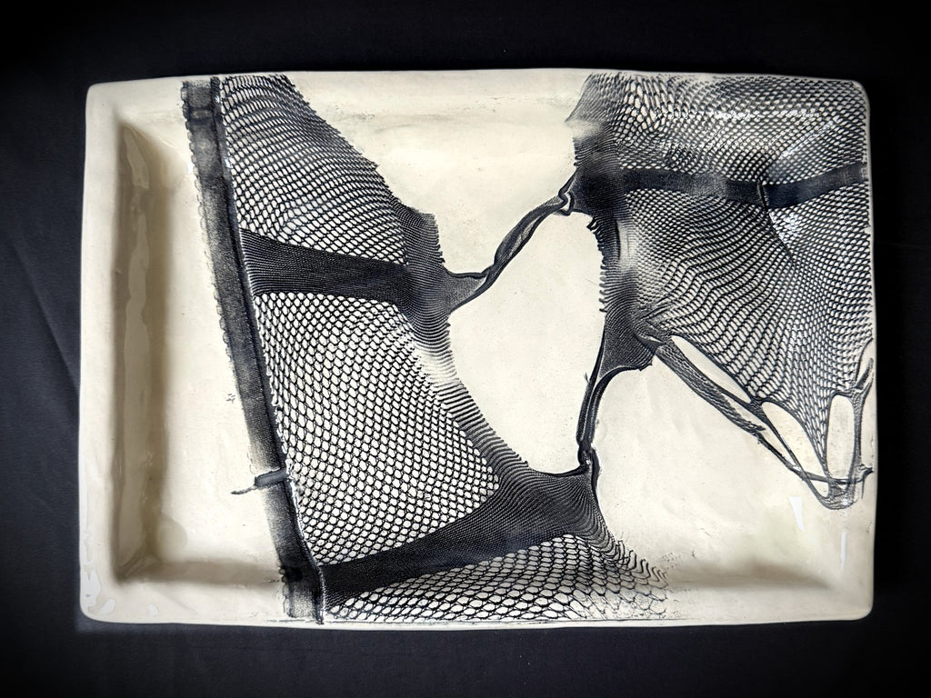 Torn Stocking Platter
