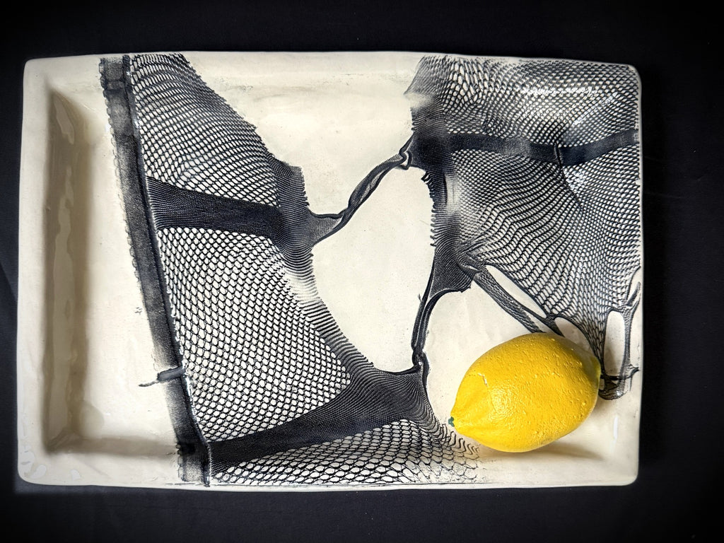 Torn Stocking Platter