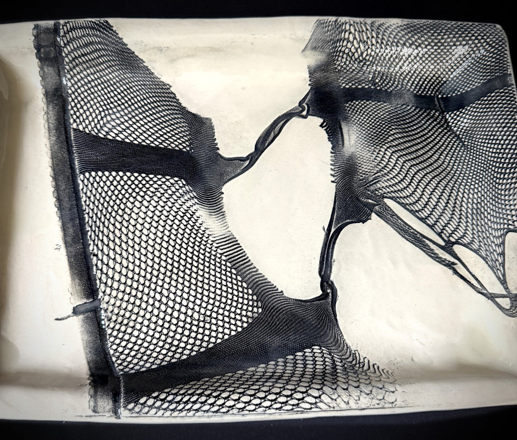 Torn Stocking Platter