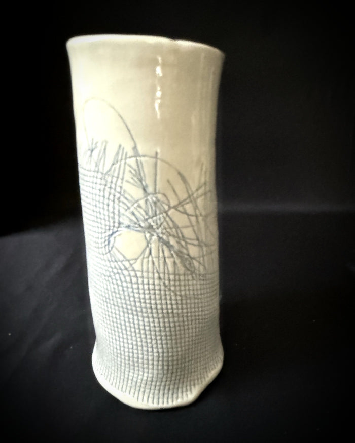 Torn Net Vase