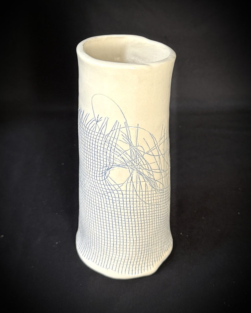 Torn Net Vase