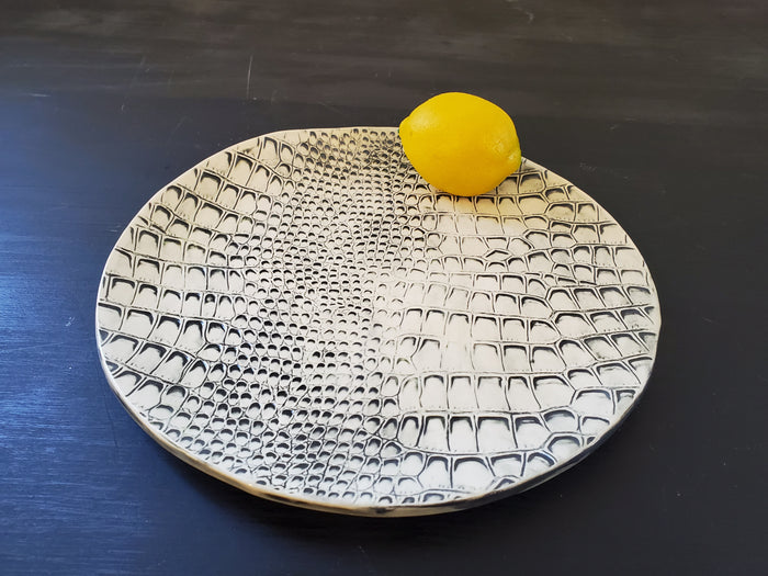 JRN- Alligator Round Platter