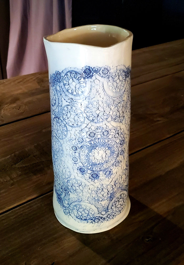 JRN - Pressed Doily Vase