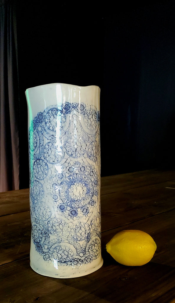 JRN - Pressed Doily Vase