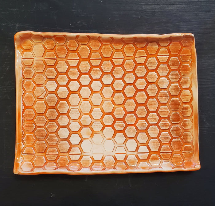 JRN - Burnt Orange Honey Tray