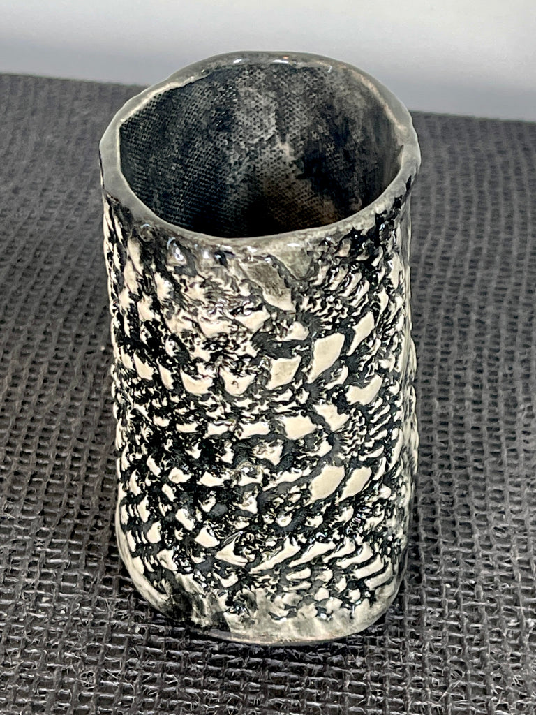 JRN Pottery - Black Pebble Vase